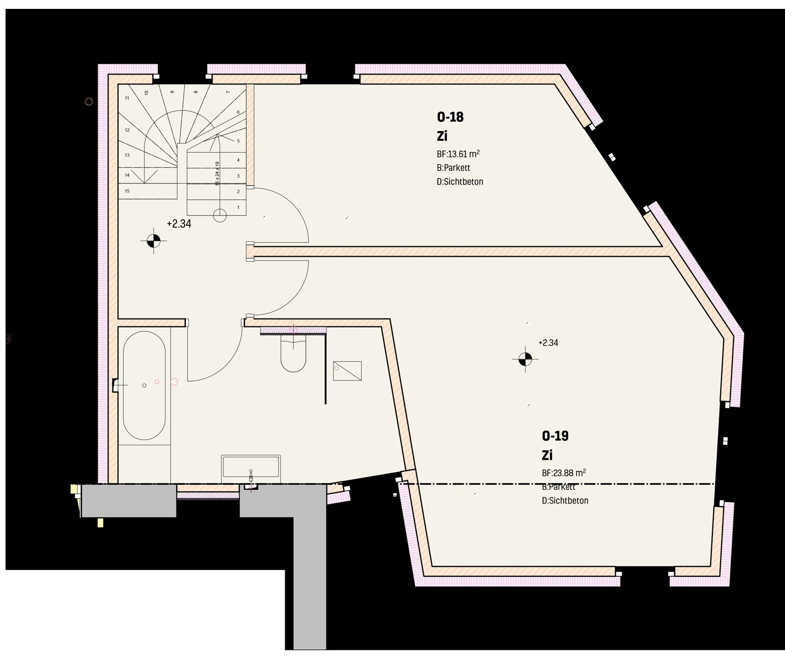 488 3 12 Zi-MaisonettwohnungOG-Plan